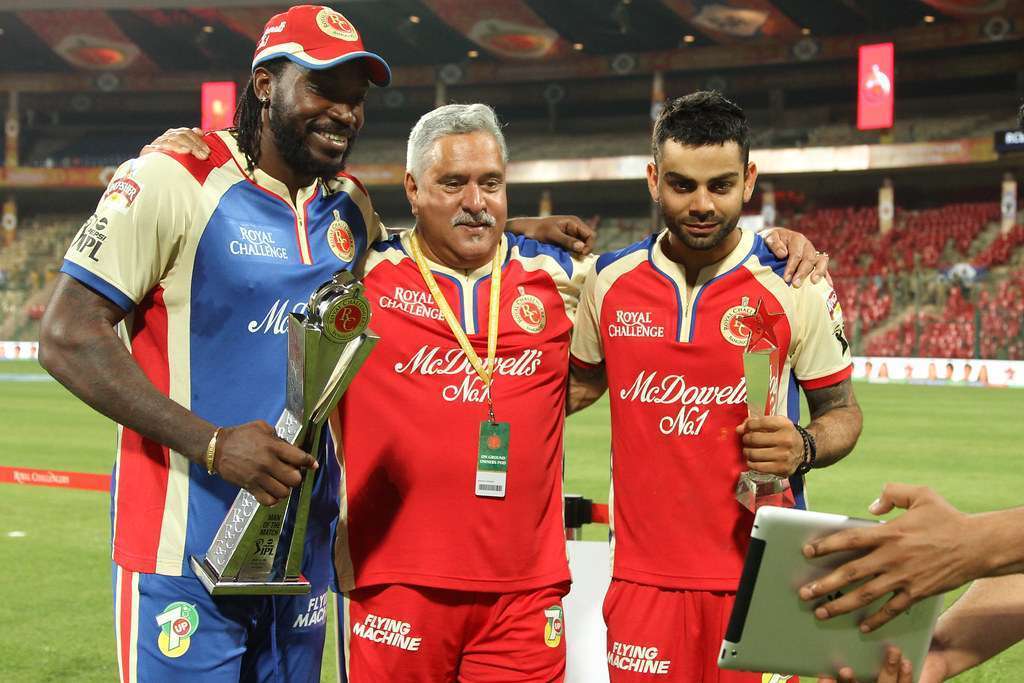 mallya gayle kohli ipl