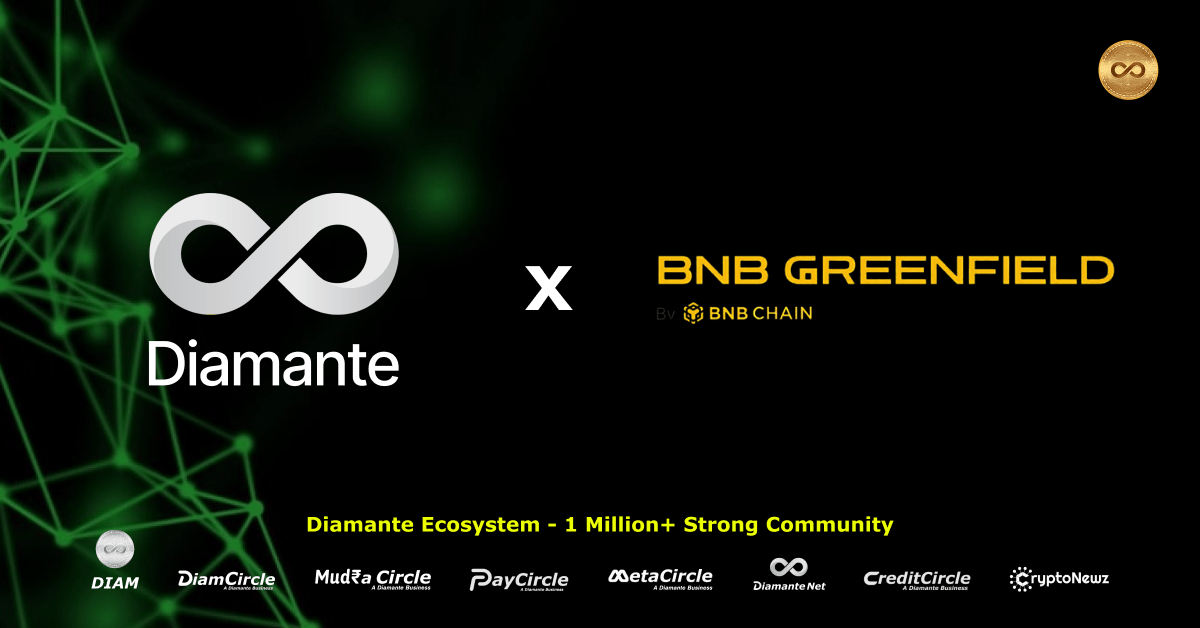 Diamante announces the integration of BNB Chain’s Greenfield into its ecosystem