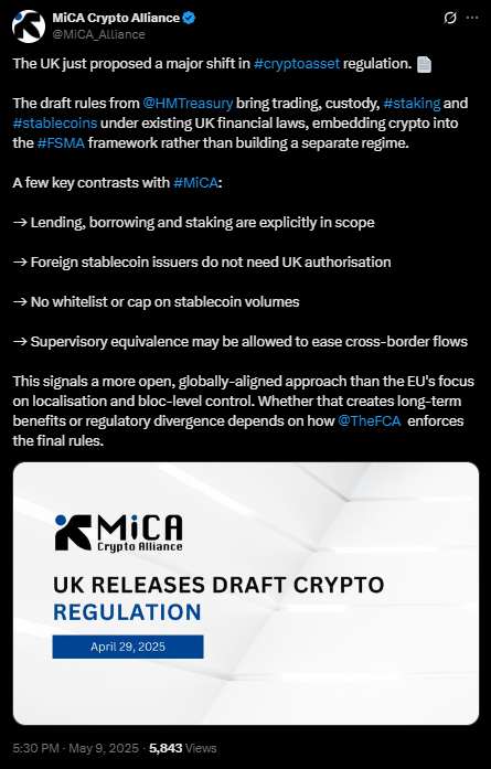 UK to Enforce Comprehensive Crypto Transaction Reporting from 2026: What It Means for the Industry